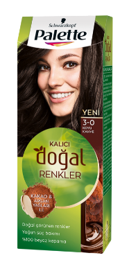 Palette Saç Boyası Doğal Renkler 3-0 Koyu Kahve