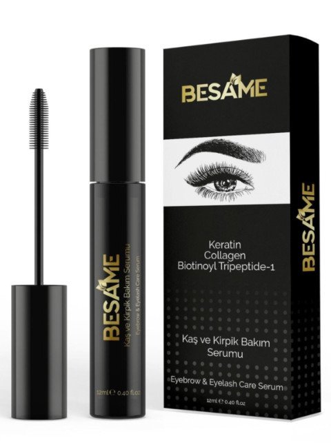 Besame Kaş ve Kirpik Serumu Keratin & Collagen 12 ml.