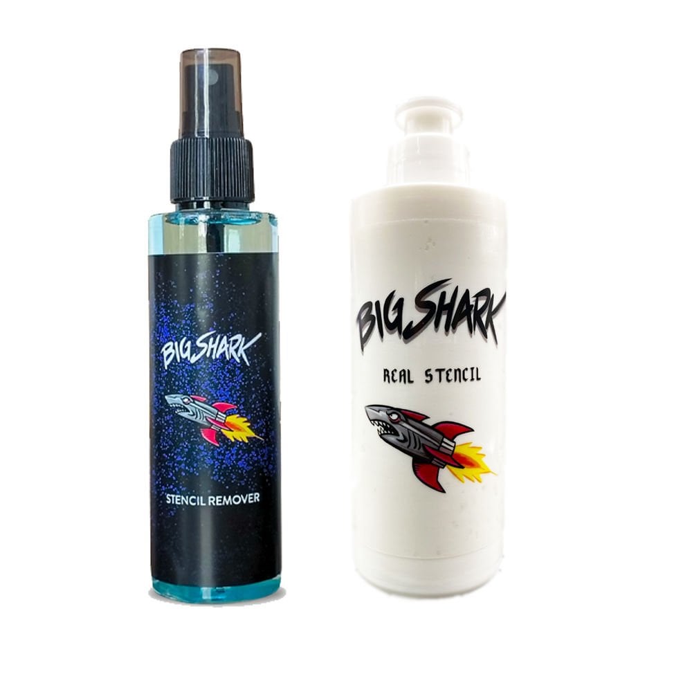 Big Shark Real Stencil Set (2X150 ml)